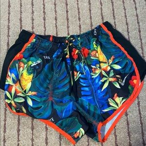 tropical nike shorts